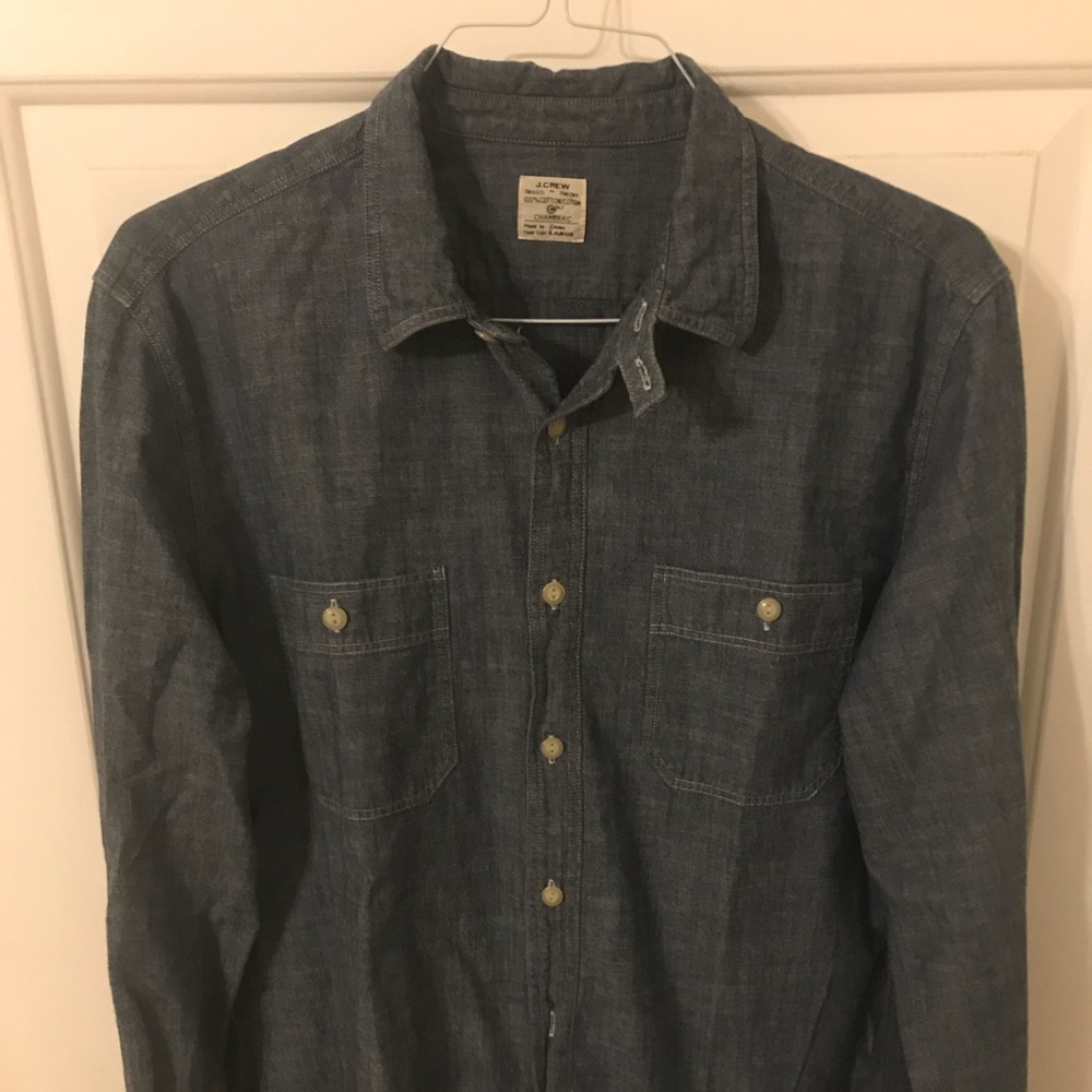 J. Crew Long-Sleeve Button-Down Like New